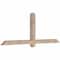 Ekena Millwork Eugene Smooth Timber Gable Bracket, Douglas Fir, 72"W x 27"H x 3 1/2"D x 3 1/2"F, 9/12 Pitch GBW072X27X0404EUG00SDF - alternate 2